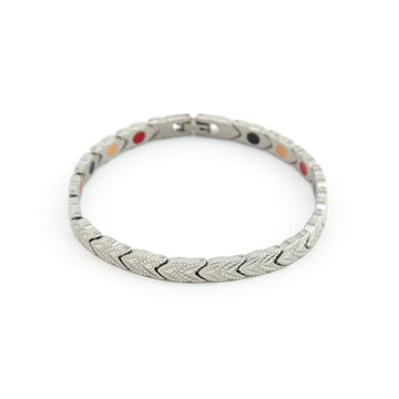 Arrows - Negative Ion Bracelet - Stainless Steel